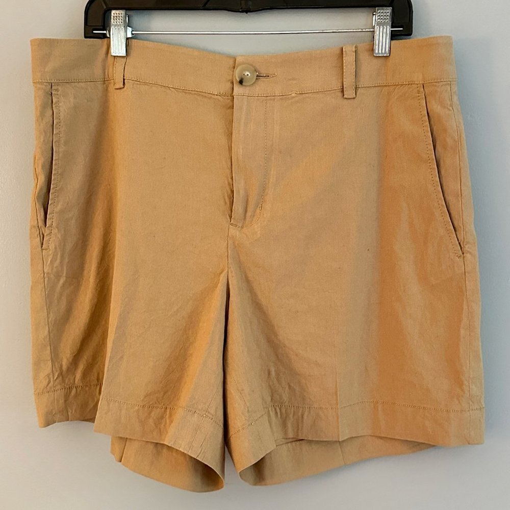 Vince Classic Linen Blend Short